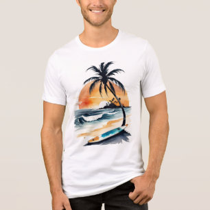 Men's Basic T-Shirt Comfortable, casual and loose  Tri-Blend Shirt