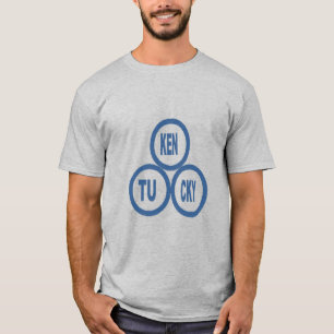Men's Basic T-Shirt  grey  KENTUCKY  