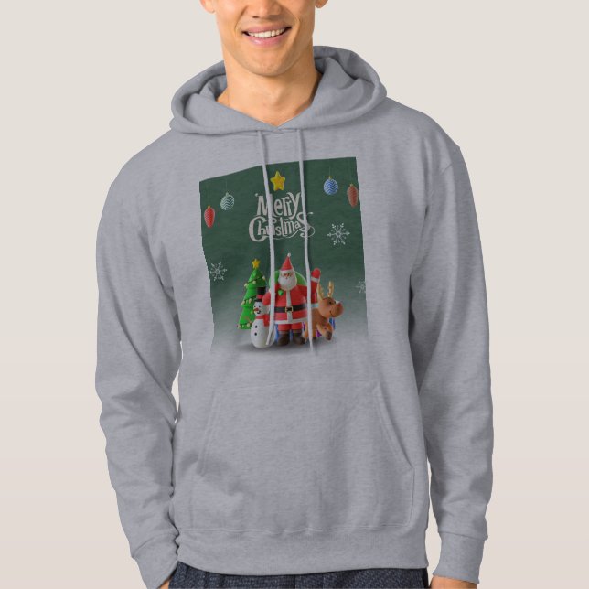 Men's Basic T-Shirt Hoodie (Front)