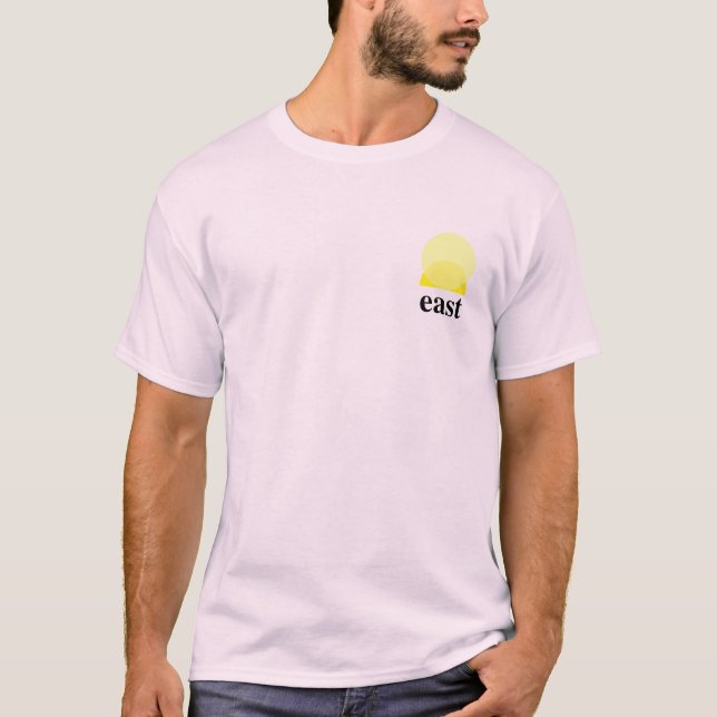 Men's Basic T-Shirt in Pale Pink (Front)