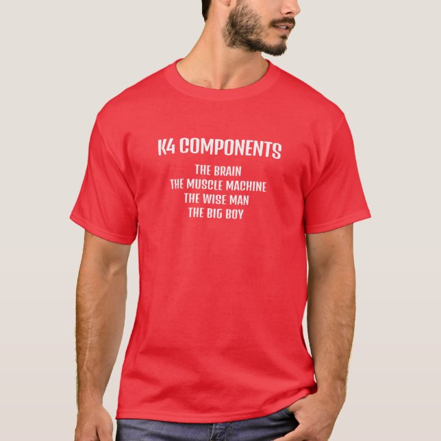 Men's Basic T-Shirt | K4 Components (Front)