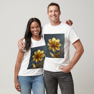 Men's Basic T-Shirt Printer Flower