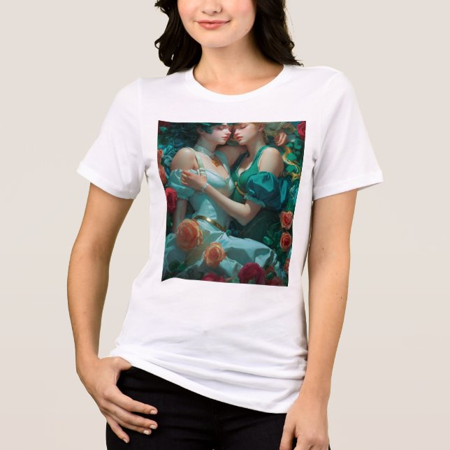 Men's Basic T-Shirt Tri-Blend Shirt (Front)