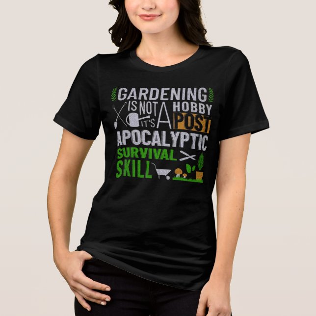Men's Basic T-Shirt Tri-Blend Shirt (Front)