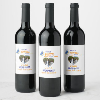 Men's Basic T-Shirt Wine Label