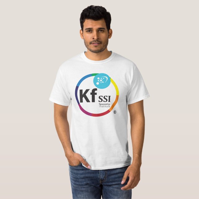 Mens Basic T-Shirt with KFSSI Logo (Front Full)
