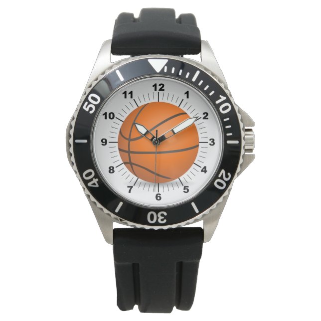 Men's Basketball Black  Watch (Front)