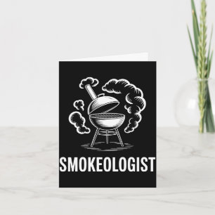 Mens bbq smokeologist backyard grill master king card