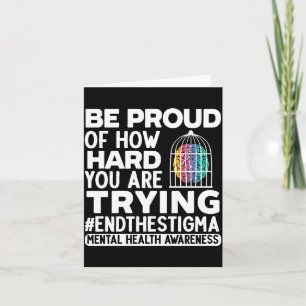 Mens be proud of how hard are trying end the card