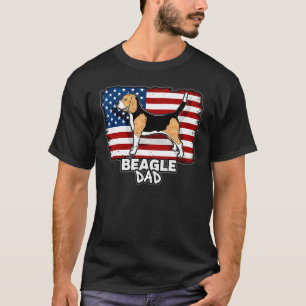 Mens Beagle Dad Dog T-Shirt