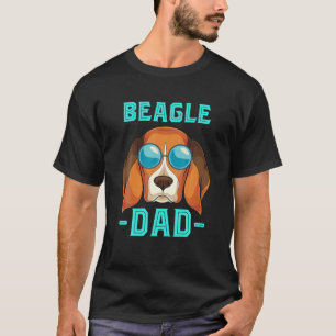 Mens Beagle Dad Funny Pet Daddy Dog Lover Cool Sun T-Shirt