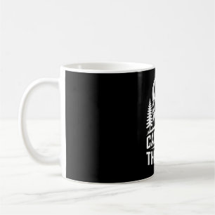 Men's bear camping is my therapy performance coffee mug