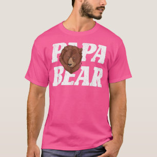 Mens Bear Family Animal Daddy Dad Papa Bear T-Shirt