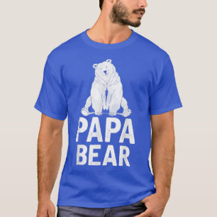 Mens Bear Family Papa Dad Daddy Animal Papa Bear  T-Shirt