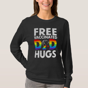 Mens Bear Free Fully Vaccinated Dad Hugs Proud All T-Shirt