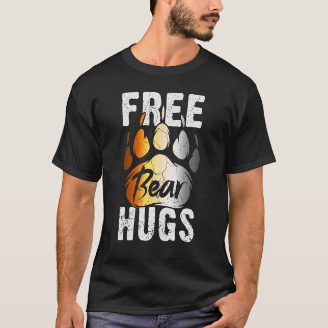 Mens Bear Paw Bear Community Bear Flag Gay Bear Pr T-Shirt (Front)