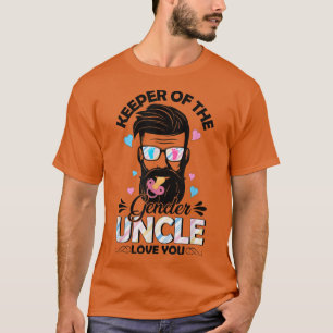 Mens Beard Men Pink Or Blue Uncle Loves You Gender T-Shirt