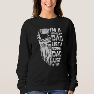 Mens Bearded Dad Beard Humour Father's Day Sweatshirt