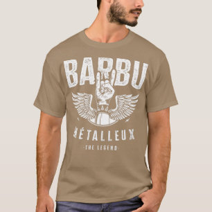 Mens Bearded metal funny gift metal rock  T-Shirt