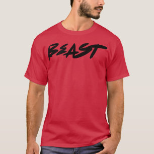 Mens BEAST Gym Fitness Workout Bodybuilding Motiva T-Shirt