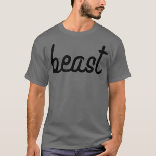 Mens BEAST Gym Fitness Workout Bodybuilding Motiva T-Shirt