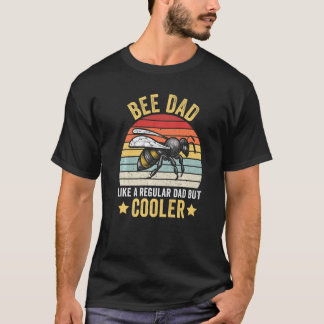 Mens Bee Dad  Honey Beekeeper Beekeeping Vintage R T-Shirt