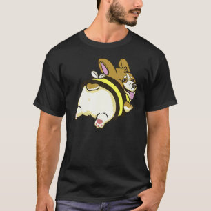 Mens Bee Happy Corgi T-Shirt