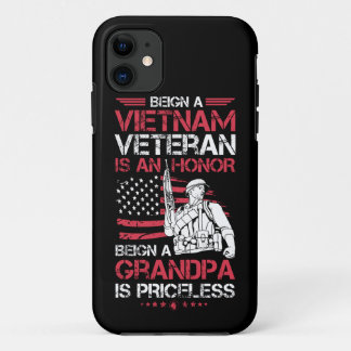 Mens Being A Vietnam Veteran Is A Honour Gift For iPhone 11 Case