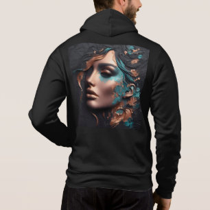Men's Bella+Canvas Full-Zip - Abstract 28 Hoodie