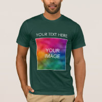 Mens Bella Canvas Tee Shirt Add Image Logo Text