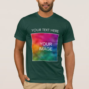 Mens Bella Canvas Tee Shirt Add Image Logo Text