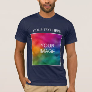 Mens Bella Canvas Tee Shirt Add Image Logo Text