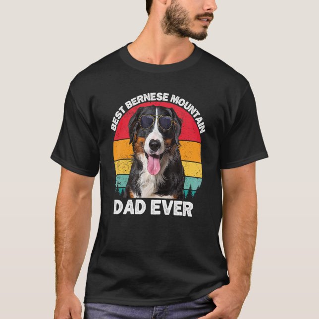 Mens Bernese Mountain Dog Dad For Men  Berner Dad  T-Shirt (Front)