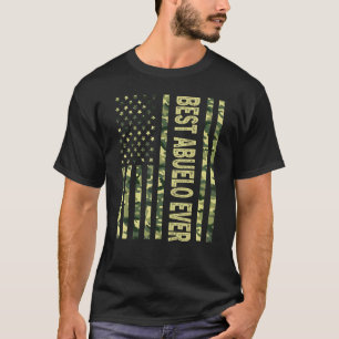 Mens Best Abuelo Ever Us American Flag Grandpa Fa T-Shirt