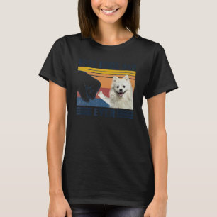 Mens Best American Eskimo Dog Dad Ever Dog Fathe T-Shirt