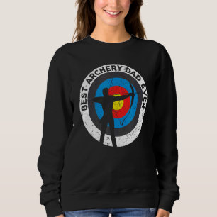 Mens Best Archery Dad Ever Archer Dad Father's Day Sweatshirt