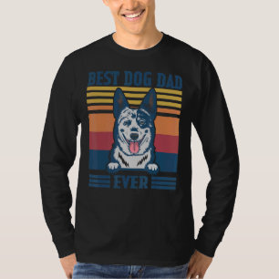 Mens Best Australian Cattle Dad Ever Dog Dad Fath T-Shirt