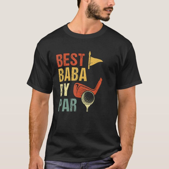 Mens Best Baba By Par  Golf T-Shirt (Front)