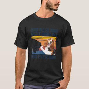 Mens Best Basset Hound Dad Ever  Dog  Father's Day T-Shirt