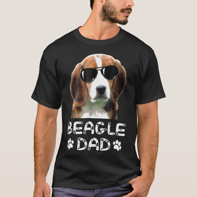 Mens Best Beagle Dad Dad Ever Funny Beagle Dad Lov T-Shirt (Front)