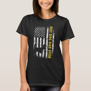 Mens Best Beagle Dad Ever American Flag Dog Father T-Shirt
