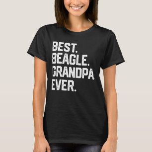 Mens Best Beagle Grandpa Ever Fathers Day  Dog T-Shirt