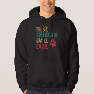 Mens Best Bernese Mountain Dog Dad ever Vintage Fa Hoodie