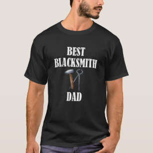 Mens Best Blacksmith Dad Forge Father Smith Blacks T-Shirt