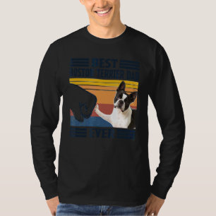 Mens Best Boston Terrier Dad Ever Dog Father's D T-Shirt