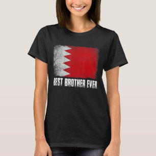 Mens Best Brother Ever Bahrain Flag Patriotic Dad T-Shirt