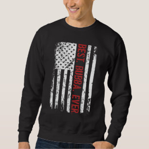 Mens Best Bubba Ever Us American Flag For Father' Sweatshirt
