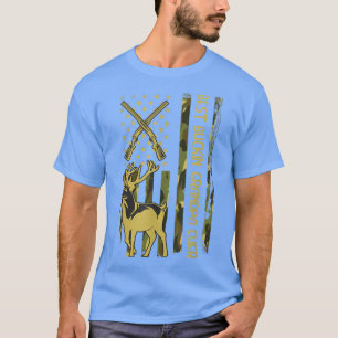 Mens Best Buckin' GRANDPA Ever Deer Hunting Buckin T-Shirt