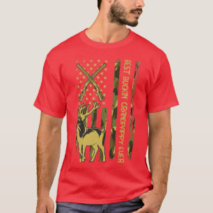 Mens Best Buckin' GRANDPAPPY Ever Deer Hunting Buc T-Shirt