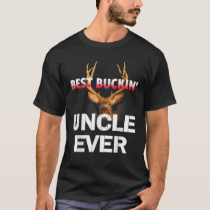 Mens Best Buckin Uncle Ever Deer Animal Hunters Bu T-Shirt